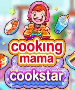 Cooking Mama Cookstar Poster Paint By Numbers