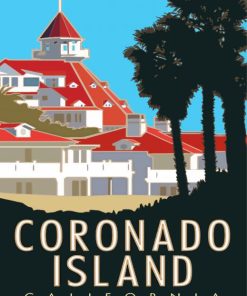 Coronado Island Poster Paint By Numbers