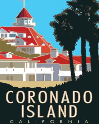 Coronado Island Poster Paint By Numbers