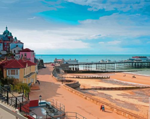 Cromer Norfolk Beach Side Paint By Numbers