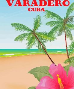 Cuba Varadero Poster Paint By Numbers