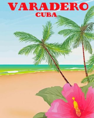 Cuba Varadero Poster Paint By Numbers