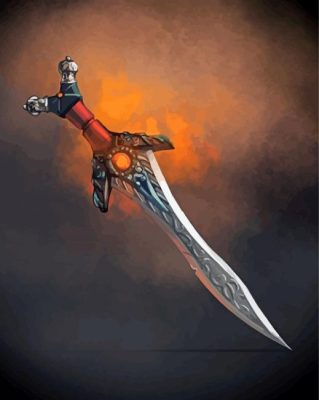 Dagger Paint By Numbers