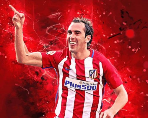 Diego Godín Footballer Paint By Numbers