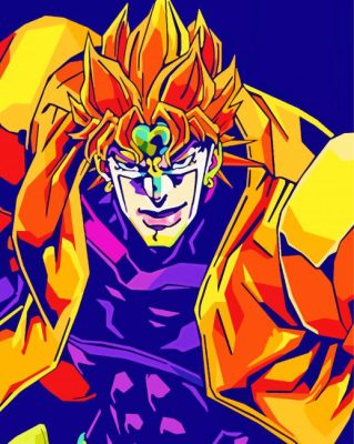 Dio Brando Pop Art Paint By Numbers