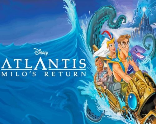 Disney Atlantis Milo's Return Paint By Numbers