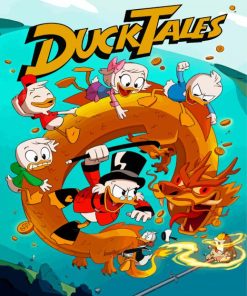 DuckTales Disney Poster Paint By Numbers