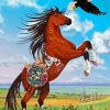 Eagle And Horse Paint By Numbers