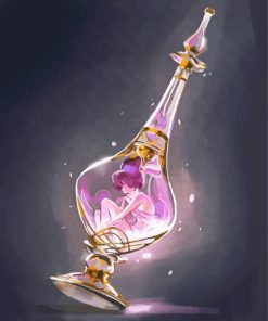 Fantasy Genie In A Bottle Paint By Numbers