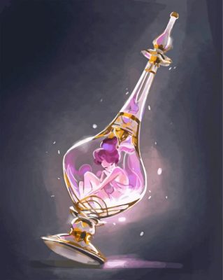 Fantasy Genie In A Bottle Paint By Numbers