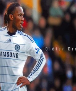 Footballer Didier Drogba Paint By Numbers