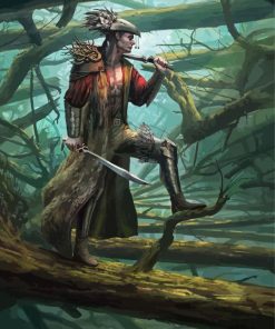 Forest Warrior Art Paint By Numbers