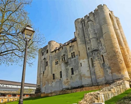 France Donjon De Niort Paint By Numbers