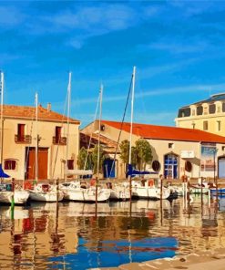 France Marseillan Port Paint By Numbers