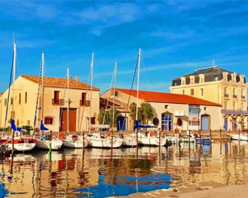 France Marseillan Port Paint By Numbers