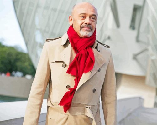 French Shoe Designer Christian Louboutin Paint By Numbers