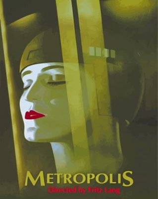 Fritz Lang Metropolis Movie Poster Paint By Numbers