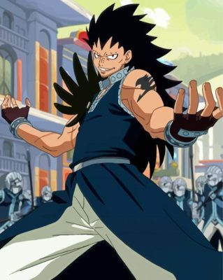 Gajeel Paint By Numbers