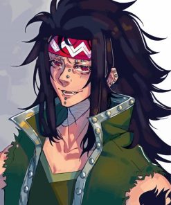 Gajeel Redfox Paint By Numbers