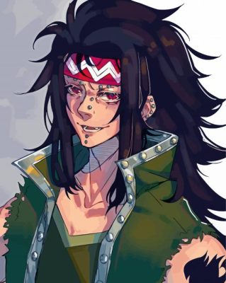 Gajeel Redfox Paint By Numbers