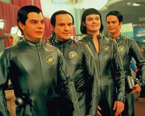 Galaxy Quest Characters Paint By Numbers