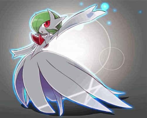 Gardevoir Pokemon Species Paint By Numbers