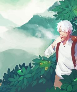 Ginko Mushi Shi Anime Character Paint By Numbers