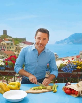 Gino D'Acampo Italian Chef Paint By Numbers