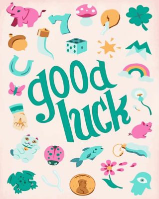 Good Luck Quote Art Paint By Numbers