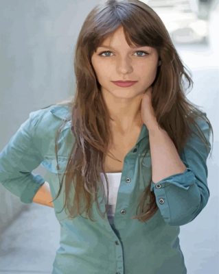 Gorgeous Melissa Benoist Paint By Numbers