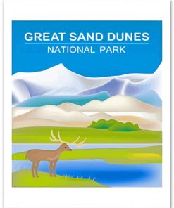 Great Sand Dunes Paint By Numbers