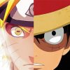 Half Naruto And Luffy Paint By Numbers