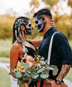 Halloween Wedding Paint By Numbers