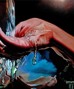 Hand In Water Paint By Numbers