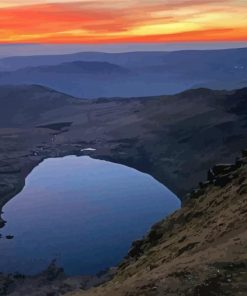 Helvellyn Sunset Paint By Numbers