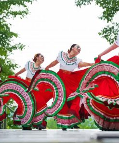 Hispanic Heritage Women Dancing Paint By Numbers