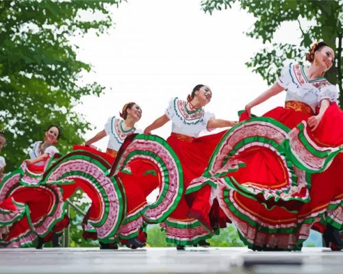 Hispanic Heritage Women Dancing Paint By Numbers