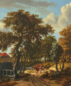 Hobbema The Travelers Paint By Numbers