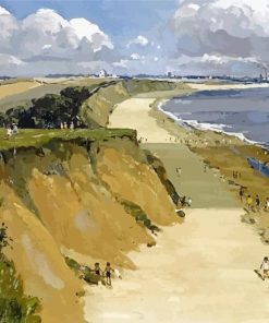 Hopton Sands Near Gorleston By Archibald Mellon Paint By Numbers