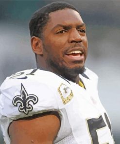 Jonathan Vilma Player Paint By Numbers