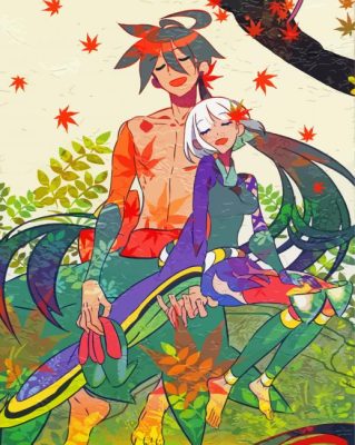 Katanagatari Characters Art Paint By Numbers