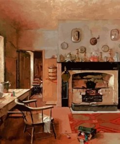 Kitchen By Frederick McCubbin Paint By Numbers