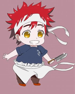 Little Soma Yukihira Paint By Numbers