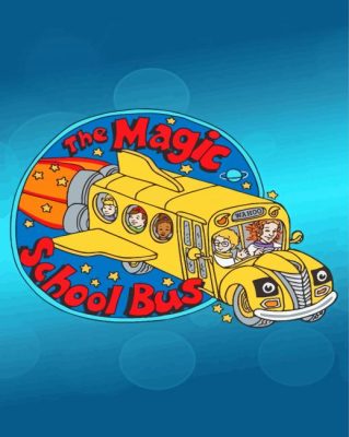 The Magic School Bus Paint By Numbers