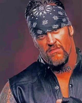 Mark Calaway Undertaker Paint By Numbers