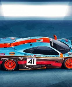 McLaren Race Car Paint By Numbers