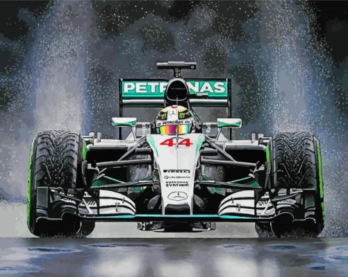 Mercedes F1 Paint By Numbers