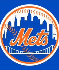 Mets Logo Paint By Numbers