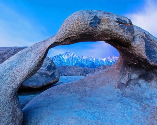 Mobius Arch Lone Pine California Paint By Numbers