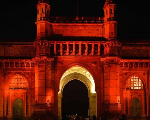 Gateway Of India Mumbai Paint By Numbers